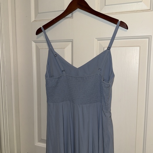 Halara Hi Low Powder Blue Dress L - Picture 3 of 4